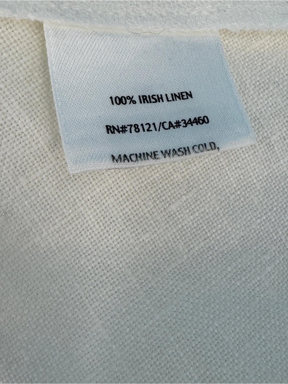 Eileen Fisher White A-Line Irish Linen Midi Skirt - Picture 6 of 6